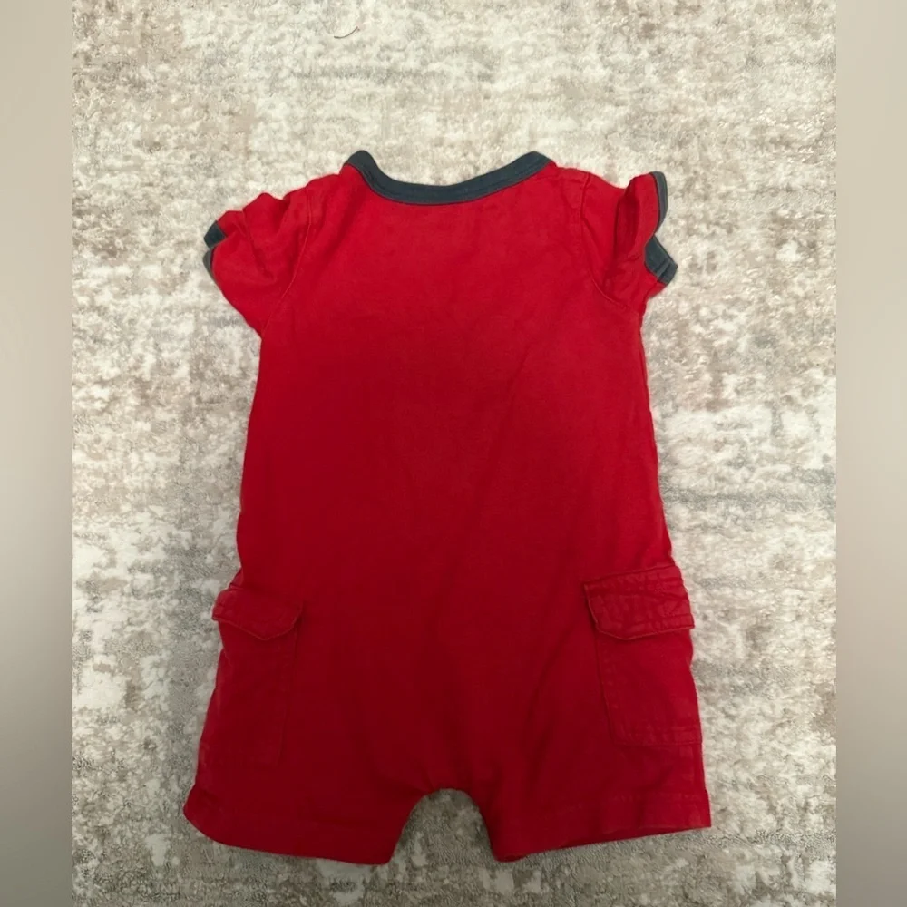Carter's Red 'My Mommy Rocks' Romper size 9M
